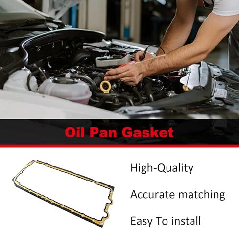 Oil Pan Gasket for BMW 328i 3.0L 2007-2013,528i 2008-2011, Replace OE 11137548031, OS30869R in Saudi Arabia