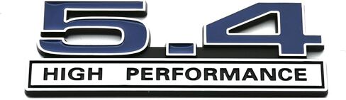 2pcs 5.4 High Performance Engine Emblems Badge 3D Decals Stickers Cars Trucks (Blue) in Saudi Arabia