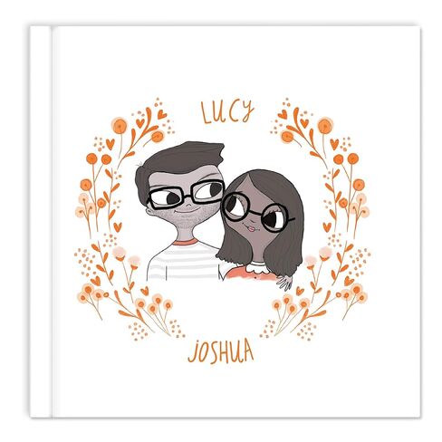 Personalized Book for Boyfriend, Girlfriend, Spouse, Partner, Anniversary | Book of Us (Softcover) in Saudi Arabia