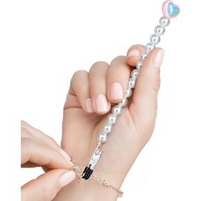 CraftyCrocodile Bracelet Helper Tool with Heart - Fastener Helper Tool for Bracelet, Necklace, Jewelry, Watch - Clip, Clasp Helper - Easy to Put on Yourself, Portable - Pink with Light Pink in Kuwait