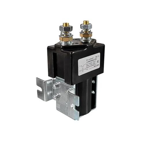 CZW DC Power Contactor Relay, 100A-400A High Current, Black Industrial Grade, for Electric Vehicles, Forklifts, Ships, Battery Systems (CZW 200A 12V 1NC) in Saudi Arabia
