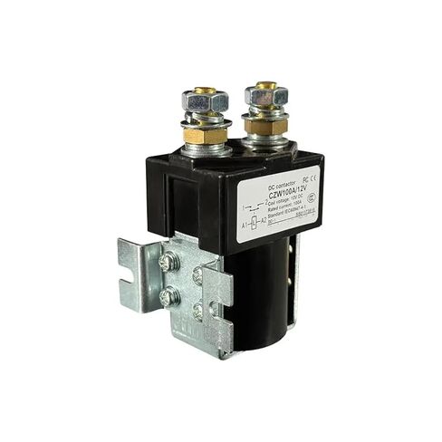 CZW DC Power Contactor Relay, 100A-400A High Current, Black Industrial Grade, for Electric Vehicles, Forklifts, Ships, Battery Systems (CZW 200A 12V 1NC) in Saudi Arabia