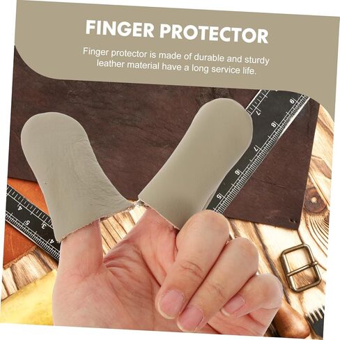 DIY Craft Sewing Essential Finger Sleeve Guards Chop Guard for Fingers Index Thumb Protector Portable in Saudi Arabia