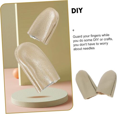 DIY Craft Sewing Essential Finger Sleeve Guards Chop Guard for Fingers Index Thumb Protector Portable in Saudi Arabia