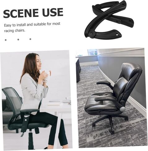Gadpiparty 1Pair Professional Armrest Replacement for Office Chairs Sturdy Daily Use Armrests for Enhanced Comfort and Independence Easy Installation for Home Office Use in Saudi Arabia