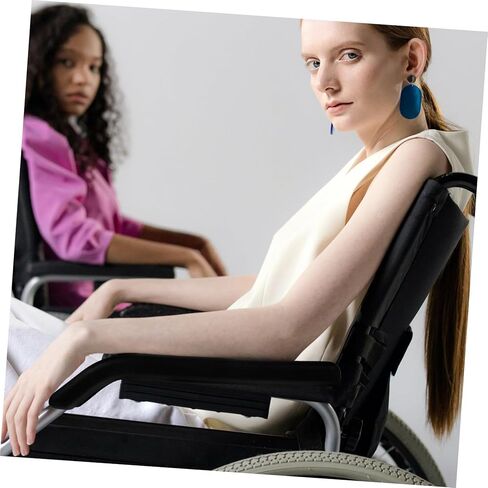 DOITOOL 1Pair Comfortable Wheelchair Armrest Pads Chair Arm Cushion Replacement Easy to Install Non Slip Design for Office and Home Use in Saudi Arabia