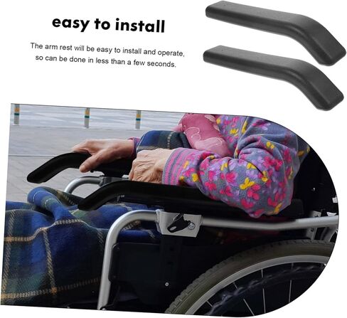 DOITOOL 1Pair Comfortable Wheelchair Armrest Pads Chair Arm Cushion Replacement Easy to Install Non Slip Design for Office and Home Use in Saudi Arabia