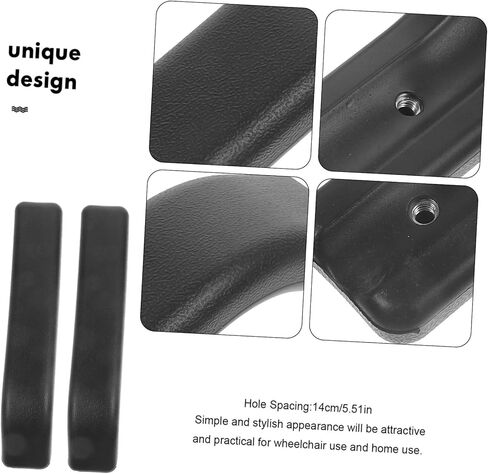 DOITOOL 1Pair Comfortable Wheelchair Armrest Pads Chair Arm Cushion Replacement Easy to Install Non Slip Design for Office and Home Use in Saudi Arabia