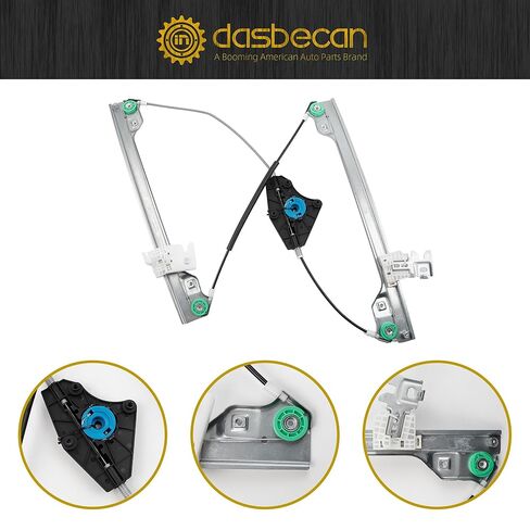 Dasbecan Power Window Regulator Without Motor Compatible with Nissan Maxima 2009-2014 Sedan Front Left Driver Side Replaces 752-458 80721-9DH0A 80721-9DH1A 80721-9N00A in Saudi Arabia