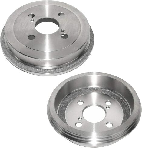 Detroit Axle - Rear Brake Drums for Toyota 2000-2005 Echo 4 Lugs, 2 Brake Drums 2001 2002 2003 2004 Replacement in Saudi Arabia
