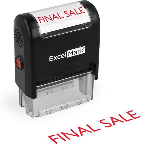 REVIEWED Self Inking Rubber Stamp - Red Ink (ExcelMark A1539) in Saudi Arabia