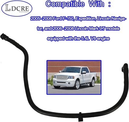 Fuel Vapor Vacuum Tube 5L3Z-9D289-A for 2005-2008 Ford F150 Expedition Lincoln Navigator Mark LT 5.4L Engine EVAP Hose Replacement in Saudi Arabia