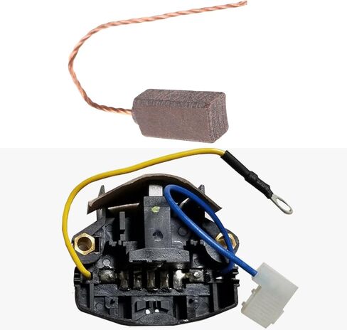 2Pairs Alternator Carbon Brushes 4.6x6.4x14.5mm Compatible with Rhone Sev Compatible with Motorola in Saudi Arabia