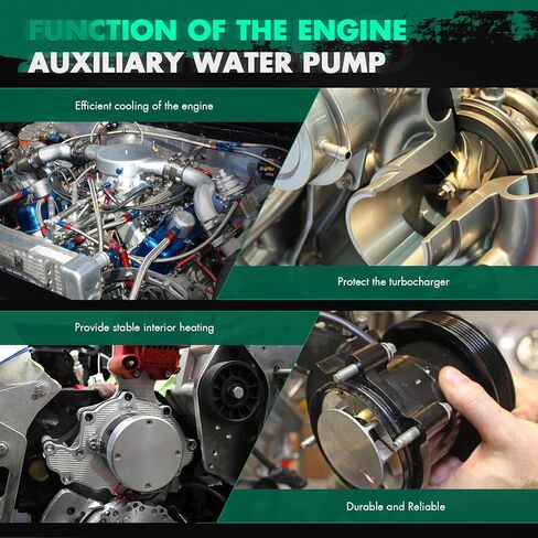 مضخة مياه مساعدة SCITOO تناسب 2000-2001 لـ A6 2.8L 2002 لـ A6 3.0L 2000-2002 لـ A6 Quattro 2.7L 2000-2001 لـ A6 Quattro 2.8L 2002 لـ A6 Quattro 3.0L 078965561 131-2453 in Saudi Arabia