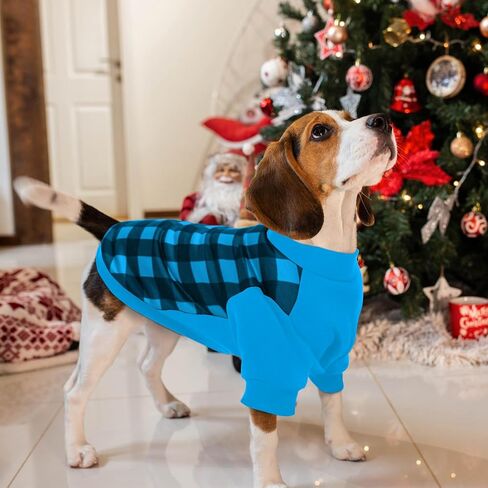 GreenJoy Ugly Christmas Dog Sweater – Soft & Warm Turtleneck Dog Outfit with Leash Hole, Cold-Weather Coat for Dogs & Cats, Perfect for Christmas (Black+Red+Green, Medium) in Saudi Arabia