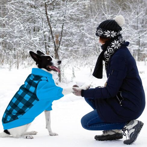 GreenJoy Ugly Christmas Dog Sweater – Soft & Warm Turtleneck Dog Outfit with Leash Hole, Cold-Weather Coat for Dogs & Cats, Perfect for Christmas (Black+Red+Green, Medium) in Saudi Arabia