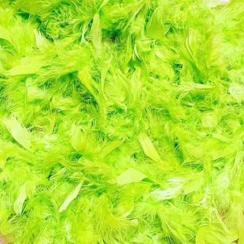 ريشة الليمون الأخضر الليموني بطول 6 أقدام و50 جرامًا لتزيين الأزياء in Saudi Arabia