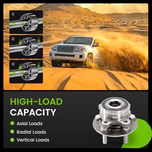 513275 مجموعة محمل محور العجلة الأمامية/الخلفية استبدال مباشر لـ 2009-2019 Ford Flex Taurus Edge، 2009-2019 Lincoln MKS MKT MKX، مع مستشعر ABS 5-Lug in Kuwait