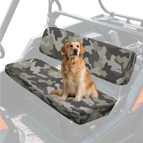 التمويه العلم الغزلان UTV غطاء مقعد المضادة للخدش البغل مقعد غطاء مقعد الراحة الحماية الكاملة UTV مقعد الملحقات شخصية لكاواساكي ميول 3000 3010 3020 in Kuwait