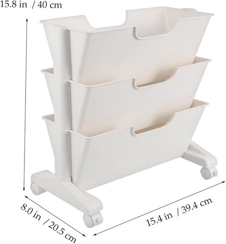 Mobile Bookshelf Wheels Rolling Book Cart for Office Classroom and Home Easy Mobility Robust Storage for Books Documents and More Sleek Design in Saudi Arabia