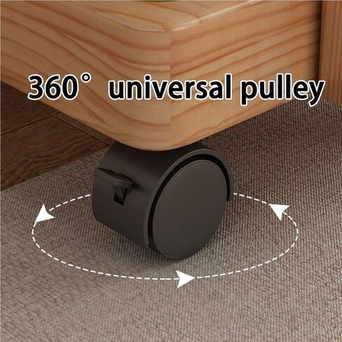 Wood 4-Layer Rolling Book Cart with Wheels Slim Storage Trolley Snack Cart Floor-Standing Rack for Bedroom Living Room,Living Room in Saudi Arabia