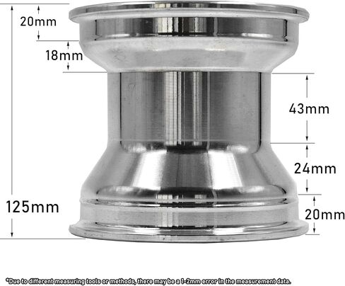 5inch Aluminum Front Wheel Rim Replacement for Go Karts UTV Karting Dirt Bike ATV Quad Bike with 10X4.50-5 Tire (Centre Hole Model) in Kuwait