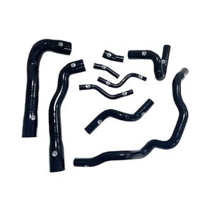 طقم خرطوم مبرد السيليكون + طقم خرطوم مكنسة متوافق مع BMW E36 M3 325i 316i 1992~1999 (الطراز الأوروبي)(K8-003 أسود 9 قطع) in Kuwait