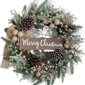 8PCS Christmas Tree Picks and Sprays Set - 13 Inches Picks with Pine Cone, Green Spruce Branches, Pine Needles - Perfect for Holiday Decor, Vase Filler, Wreath, DIY Crafts - Christmas Tree Decorations in Saudi Arabia