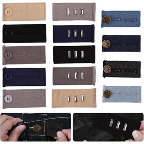 14PCS Waistband Extender for Jeans, Pants Button Waist Extenders for Women Men in Kuwait
