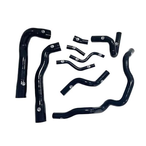 طقم خرطوم مبرد السيليكون + طقم خرطوم مكنسة متوافق مع BMW E36 M3 325i 316i 1992~1999 (الطراز الأوروبي)(K8-003 أسود 9 قطع) in Kuwait