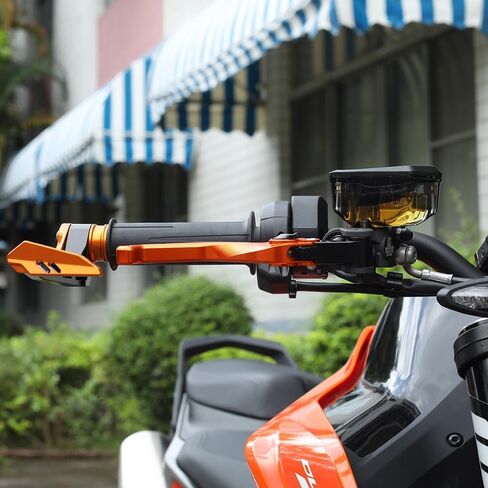 أذرع مودير للدراجات النارية متوافقة مع 790 Adventure R | 890 Adventure R 2019-2024 CNC ألومنيوم قصير الفرامل ورافعة القابض 790 890 adv r الملحقات (برتقالي) in Saudi Arabia