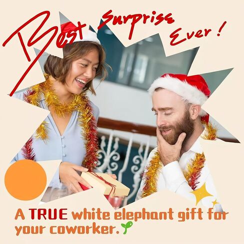 هدايا الفيل الأبيض المضحكة للنساء والرجال، دعم عاطفي للحيوانات، هدايا كروشيه إيجابية للمراهقين، حيوانات فريدة من نوعها للبالغين، هدايا سانتا السرية المضحكة، هدية هفوة in Saudi Arabia