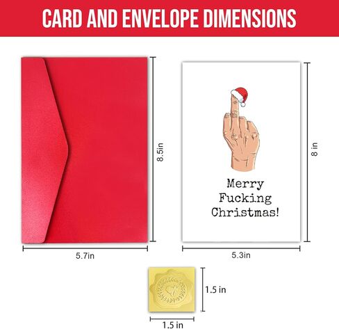 بطاقة عيد الميلاد المجيد من GYYsweetus لأفضل صديق، بطاقة زميل العمل، هدية عيد الميلاد المضحكة لزميل الدراسة Bestie الرجال النساء له ابن عمها أخي (اضحك على النكات الخاصة بنا) in Kuwait