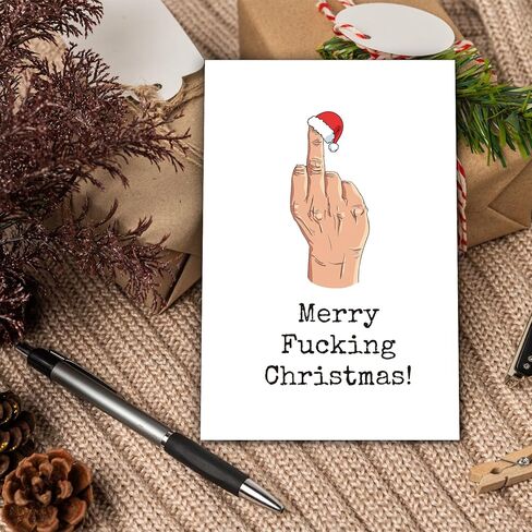 بطاقة عيد الميلاد المجيد من GYYsweetus لأفضل صديق، بطاقة زميل العمل، هدية عيد الميلاد المضحكة لزميل الدراسة Bestie الرجال النساء له ابن عمها أخي (اضحك على النكات الخاصة بنا) in Kuwait