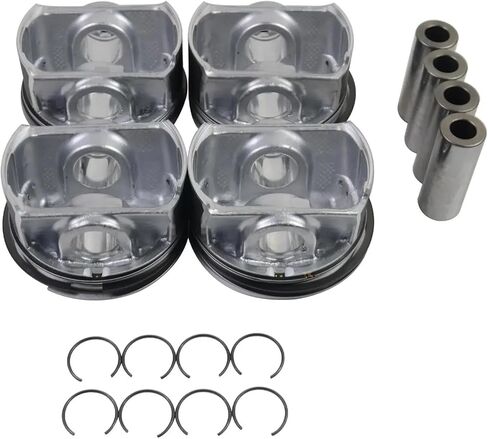 متوافق مع A3 2.0 TFSI TSI CCZA CCZB 06H107065BE 06H107065AM AP01 21 مم مكبس 4 قطع in Saudi Arabia