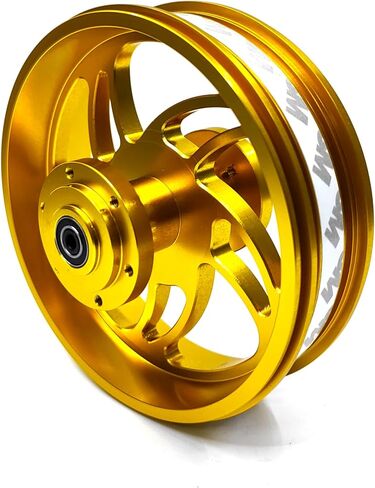 CNC Aluminum Rear Wheel - Stormwheel Design For LOSI Promoto MX 1:4 (gold) in Saudi Arabia