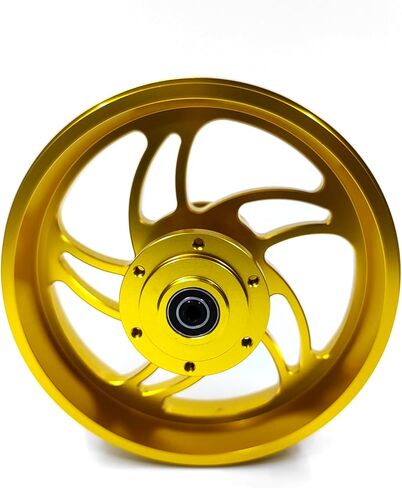 CNC Aluminum Rear Wheel - Stormwheel Design For LOSI Promoto MX 1:4 (gold) in Saudi Arabia
