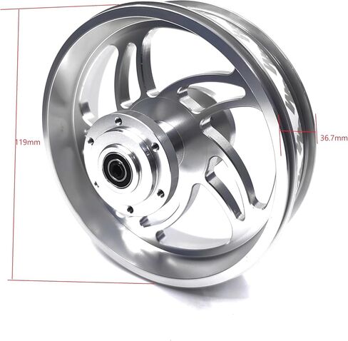 CNC Aluminum Rear Wheel - Stormwheel Design For LOSI Promoto MX 1:4 (gold) in Saudi Arabia