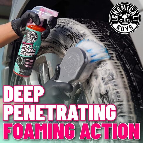 Chemical Guys Total Extract Tire & Rubber Cleaner 2 Pack 16 oz Each Restores Brown Tires, Cleans Rubber & Trim, Preps for Tire Shine & Ceramic Coating in Saudi Arabia
