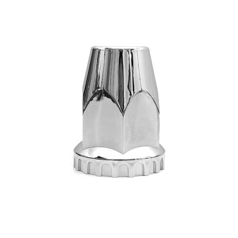 1.3 inch Chrome Lug Nut Covers, 20-Pack Bullet Threaded Caps for Semi Trucks - for Volvo VNL, International, Peterbilt, Kenworth, Mack, Freightliner in Saudi Arabia
