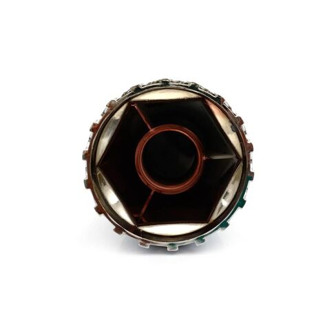 1.3 inch Chrome Lug Nut Covers, 20-Pack Bullet Threaded Caps for Semi Trucks - for Volvo VNL, International, Peterbilt, Kenworth, Mack, Freightliner in Saudi Arabia