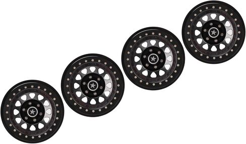RC Vehicle Wheels Rims, Aluminum Alloy 2.9in 12 Hole 4 Pcs Drift Tires Hub for 1/6 AXAIL SCX6 RC Car Truck() in Saudi Arabia