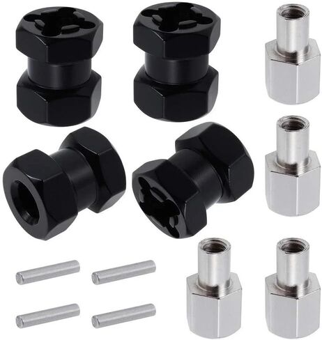 15 مللي متر تمديد أوفست محور عجلات 12 مللي متر عرافة محرك محول ل 1:10 RC الزاحف جديد in Kuwait