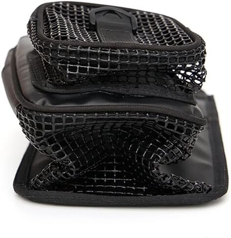 بكرة خطاف للغوص من النايلون الشبكي PVC مع حقيبة تصفيح من مادة TPU لمعدات الغوص BCD - (اللون: أسود) in Kuwait