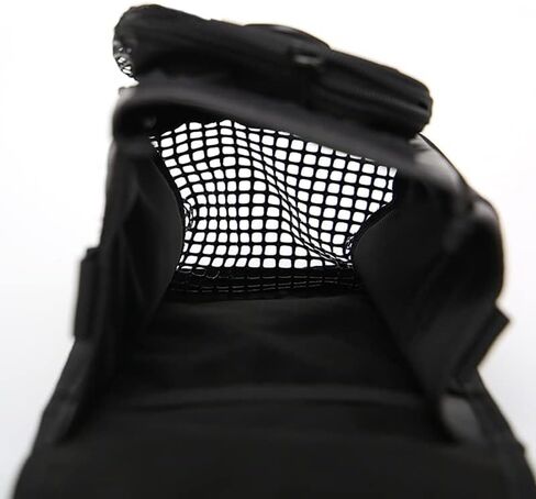 بكرة خطاف للغوص من النايلون الشبكي PVC مع حقيبة تصفيح من مادة TPU لمعدات الغوص BCD - (اللون: أسود) in Kuwait