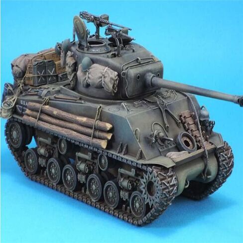 for 1:35 Sherman Scenario Model Unassembled and Unpainted Kit M4A3E8 for 1:35 Sherman Tank Modification|Parts & Accessories| - in Saudi Arabia