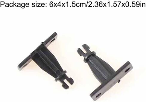Pack of 2 4 Channel Toy Helicopter Head Cover Holder Professional Plastic Aircraft Part Replacement for WTY V912 V912-A - (Color: As Shown, CN) in Saudi Arabia