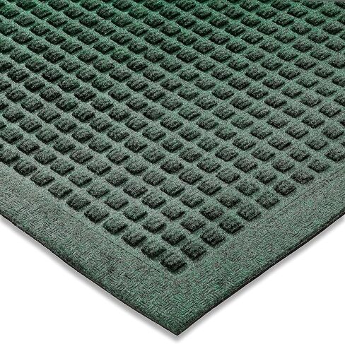 Ecomills Rubber Doormat, Extra Large, 36" x 60", Green, XL, Absorbent Indoor Outdoor Rug, Stain Resistant, Rubber Non Slip Backing, Heavy Duty, Durable in Saudi Arabia