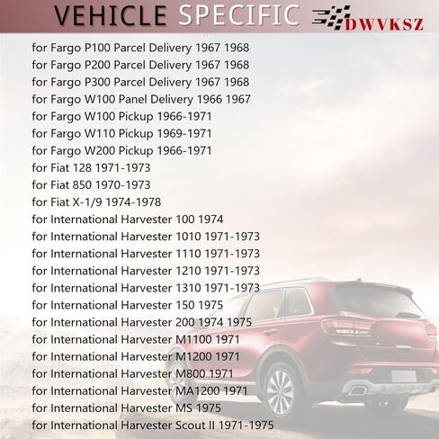 1x خرطوم سخان HVAC يستبدل # G922530181، G922530091 لـ International Harvester Scout II 5.6L 1971 1972 1973 1974 1975، لـ Fargo FW100 توصيل اللوحة 5.1L 1959 1960 1961 1962 1963 1964 in Kuwait