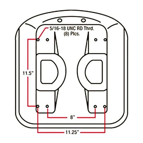 High Back Molded Dishpan Seat - Black fits Case 480B 580B 1190 1290 1390 480B 580B ST27 in Kuwait